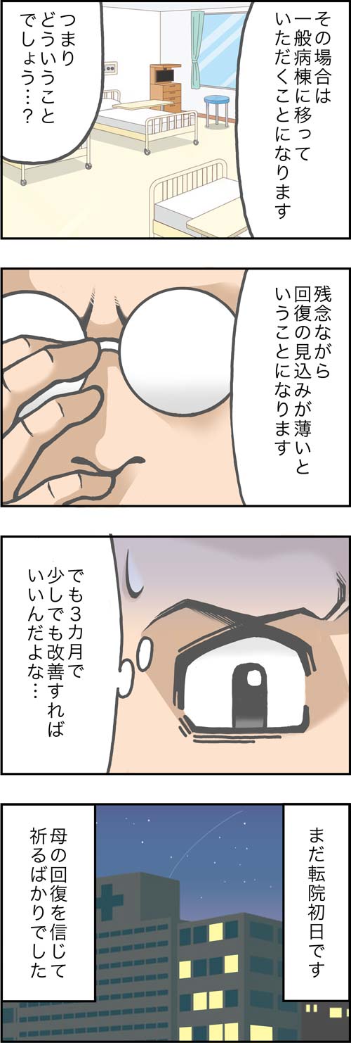 介護漫画／リハビリ病院での治療計画2